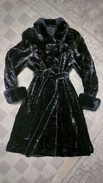 Шуба норковая теплая
