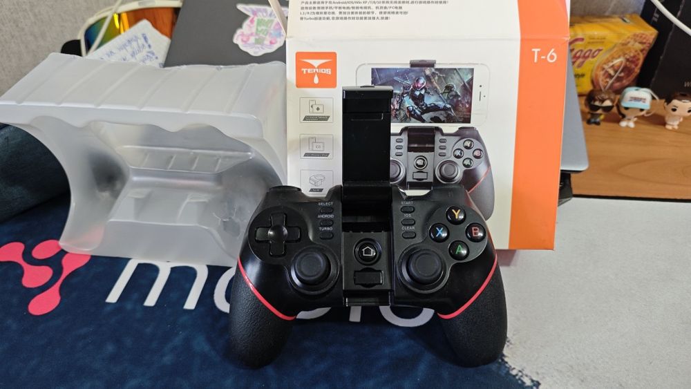 Универсальный беспроводной геймпад Terios T-6 (Bluetooth)