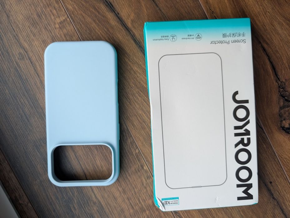 Set husa silicon și 2 folii sticla iPhone 17 pro