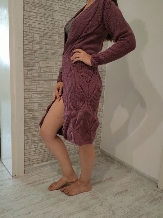 Вълнен блейзер плетено на ръка