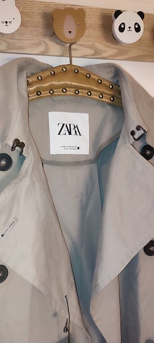 Trench clasic Zara cu eticheta, mărimea XS bej, model actual,