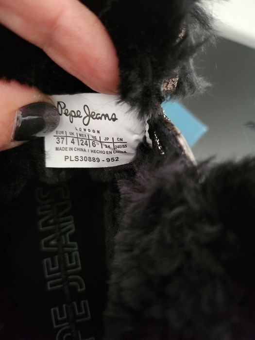 Pepe jeans сребристи обувки