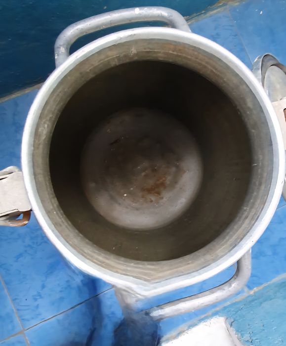 Алюминиевый бидон 40 л, прочный, с