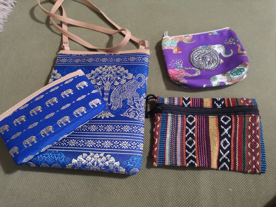 Чантичка и портмонета от плат
