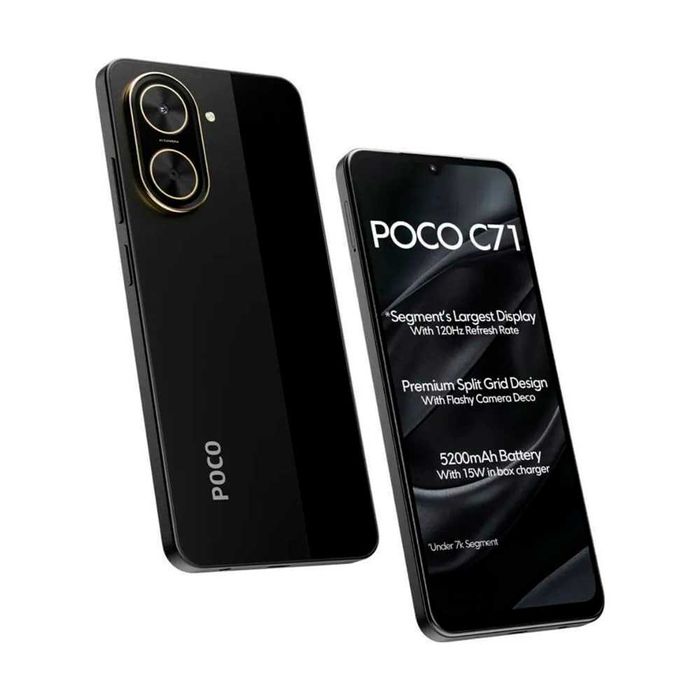 Xiaomi Poco C71 128 Gb, Dual SIM, Black | UsedProducts.Ro