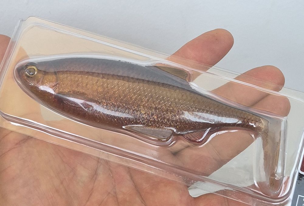 Shad Westin Ricky the Roach Shadtail, 14cm, 42gr,  Real Clear Rudd Bulk.