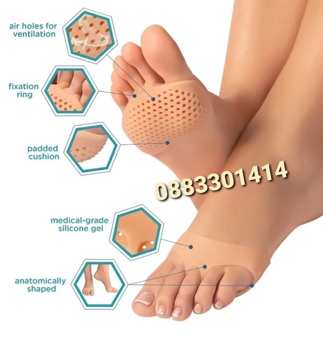 Силиконови възглавнички за стъпало 2 броя