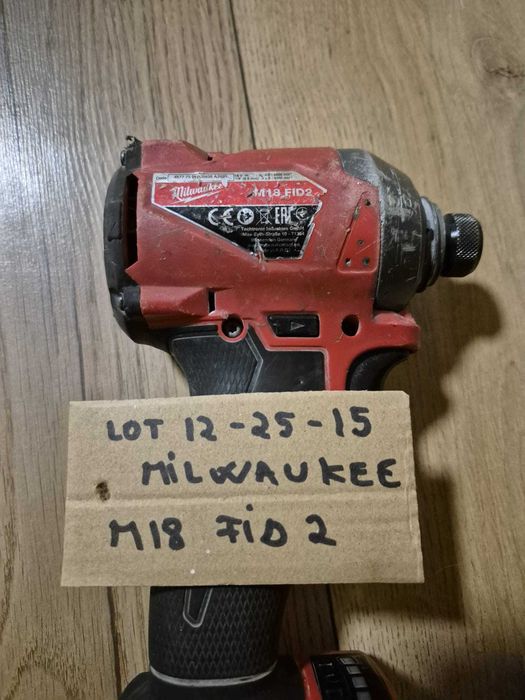 milwaukee m18 fid 2 - lot 12-25-15