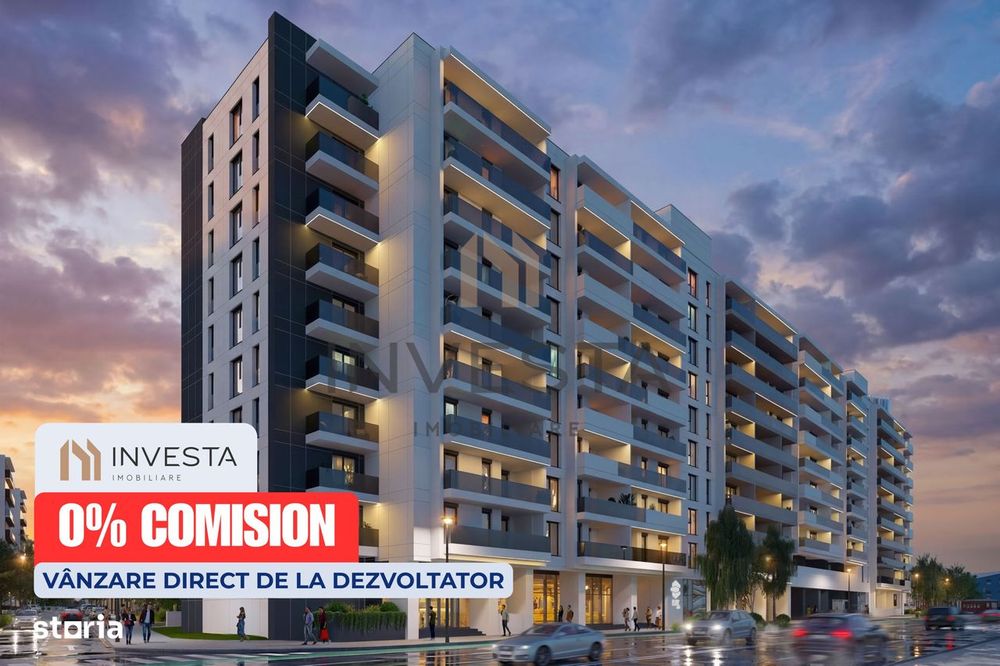 NOU pe Piata - 0% Comision -  Apartament 3 camere - cladire nZEB
