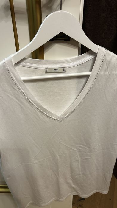 Tricou Mango, cu decolteu in V