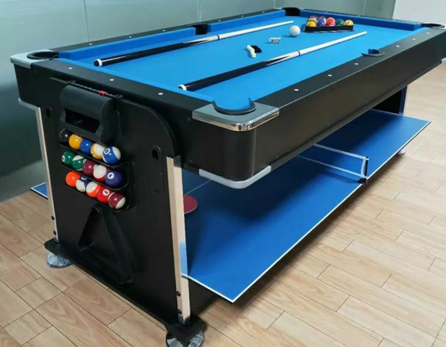 Игровой стол 4в1 бильярд аерохоккей стол теннис