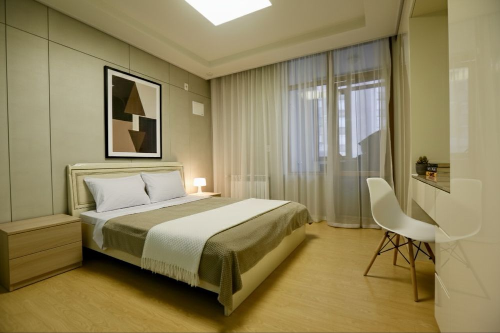 Квартира посуточно, 1ком однокомнатная, Пирамида Хайвил