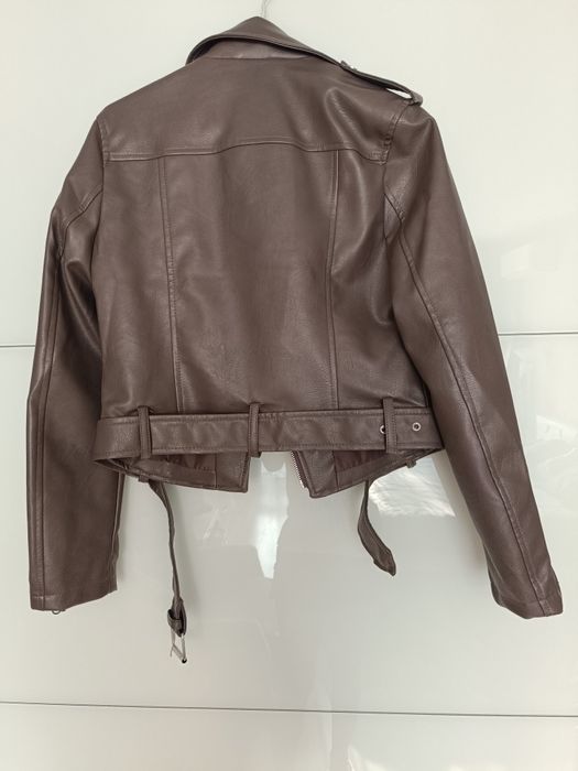 Байкър яке от еко кожа