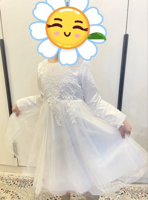 На прокат белое платье