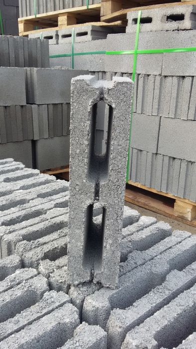 Перегородочный' сплитерный,рваный блок.