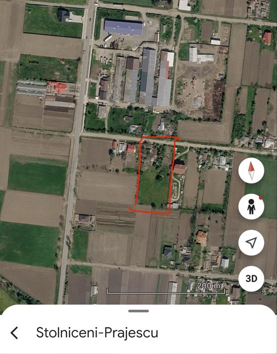 Teren intravilan 5000 m2 parcelabil