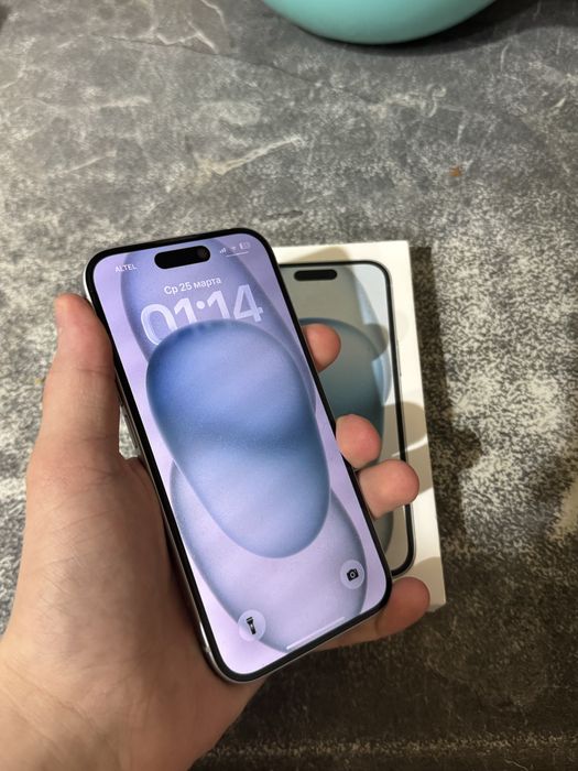 Iphone 15 128gb голубой