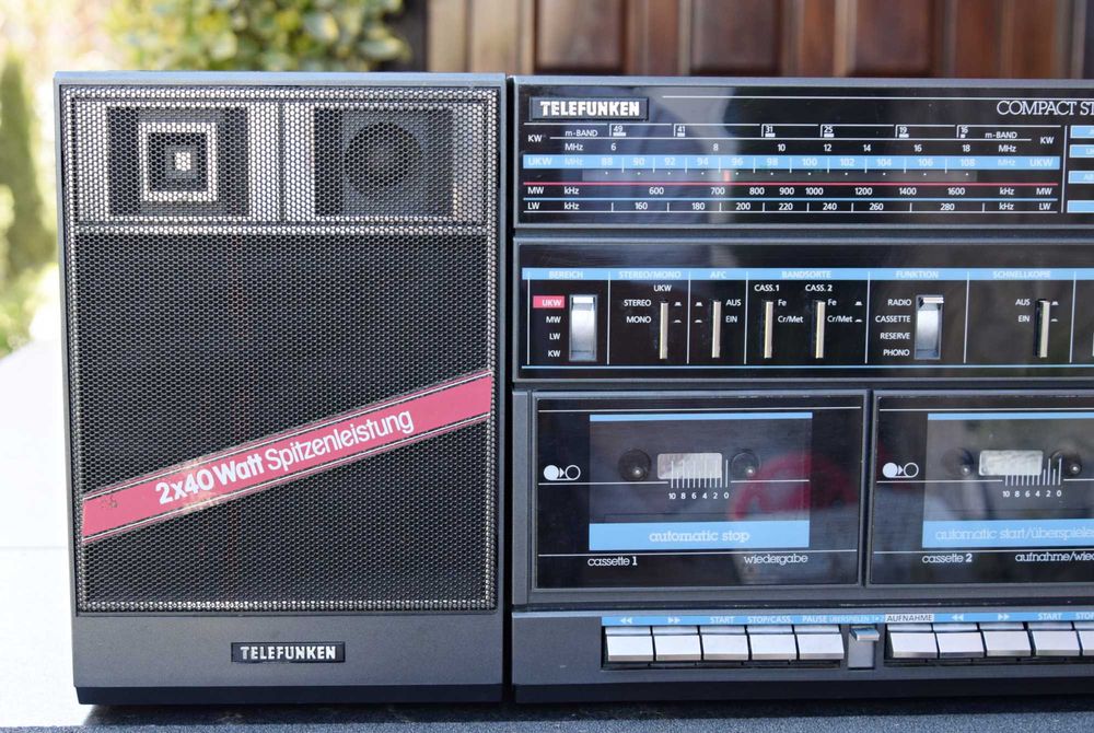Radio boombox Telefunken RC 780 T, recorder, deck player