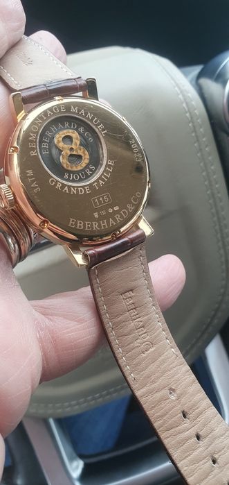 Eberhard&Co 8 Jours aur 18k
