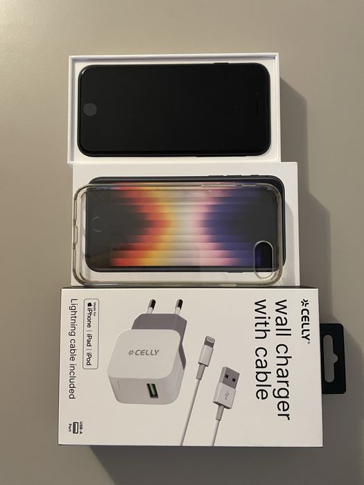 iPhone SE 2022 - 64GB, baterie 100%, liber de retea, nefolosit