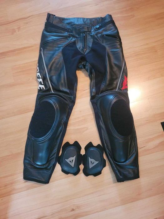 Pantaloni moto piele Dainese Delta Pro Evo C2, marime 48