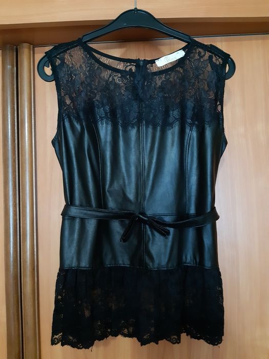 Кофточка чёрная гипюрвы  вечерний