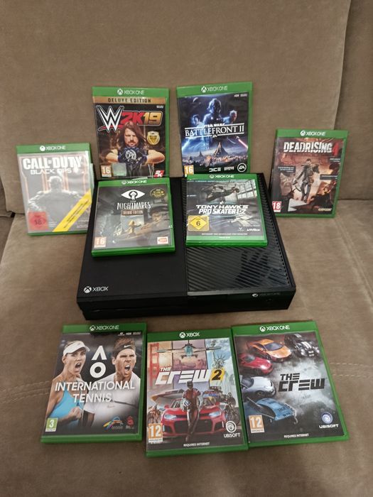 Xbox one 1TB ( 1000GB )  + 9  JOCURI e ideal pt jocuri ca tot vine vacanta