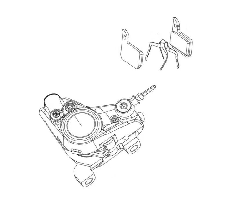SRAM RED 22 HRD Flat Mount Brake Caliper