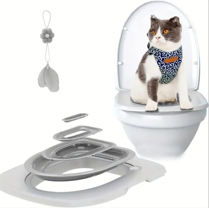Лоток для приучения кошек к унитазу