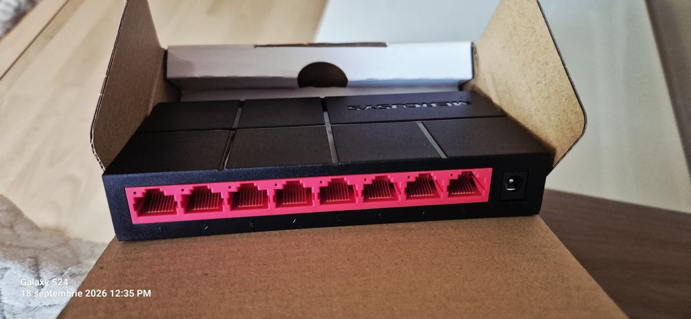 Switch Desktop Gigabit cu 8 porturi Mercusys MS108G