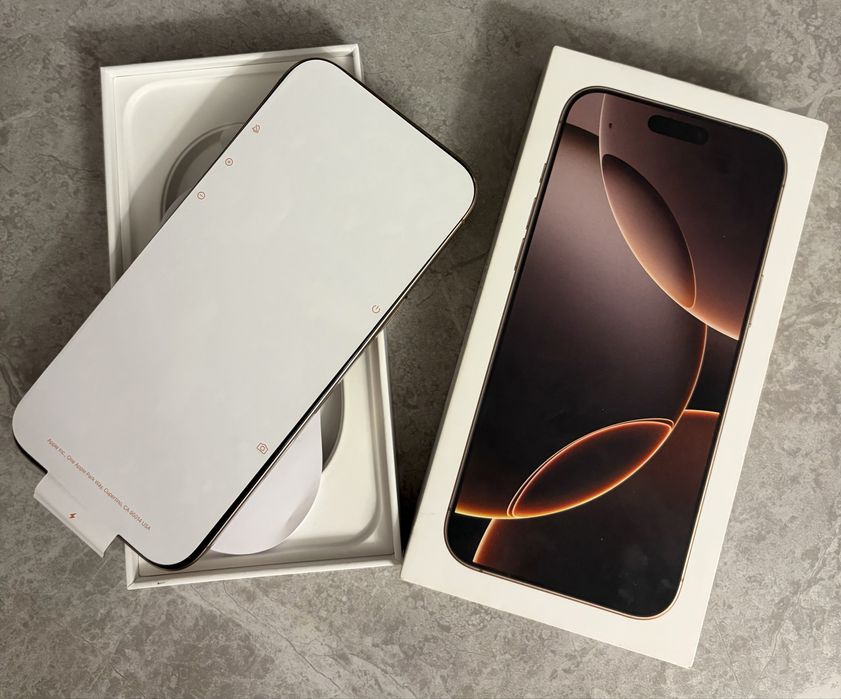 iPhone 16 Pro Max – 256 GB – Desert Titanium – IMPECABIL