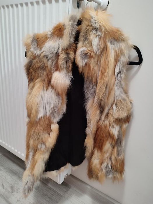 Дамски елек,естествен косъм