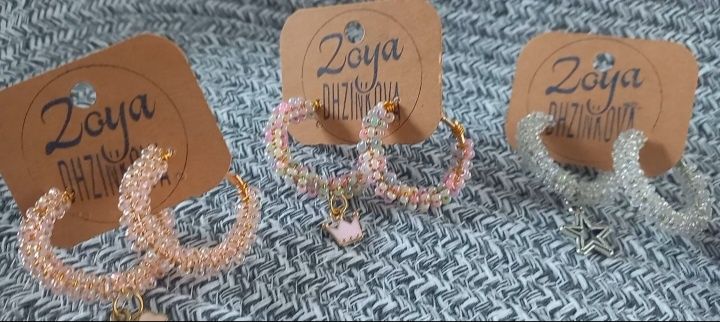 Обеци ръчна изработка