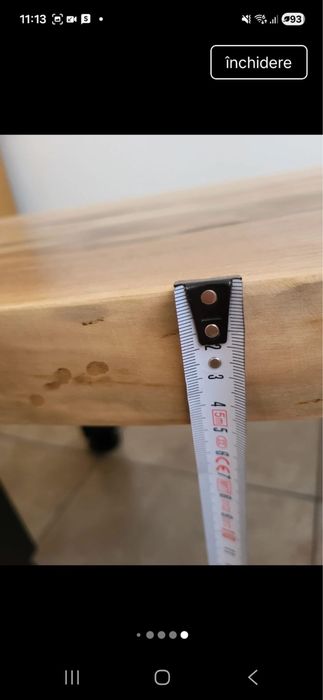 Masa de cafea din lemn masiv