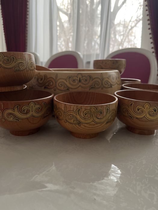 Таза ағаштан жасалған  ыдыс