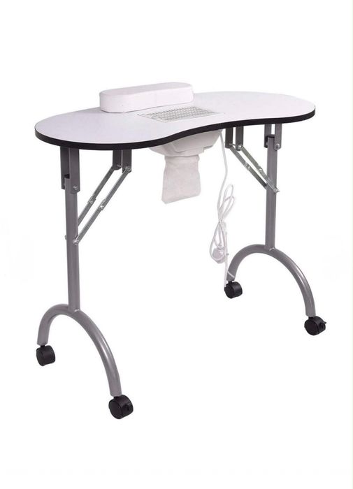 Masa portabilă de manichiura cu aspirator