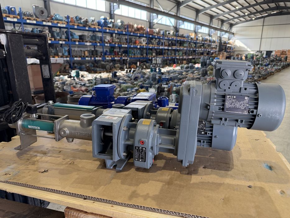 Нова шнекова/винтова помпа Netzsch 65-250l/h