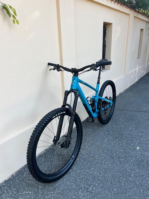 Bicicleta MTB CUBE STEREO One55 29" carbon XL 1x12 Shimano Deore XT furca FOX 36
