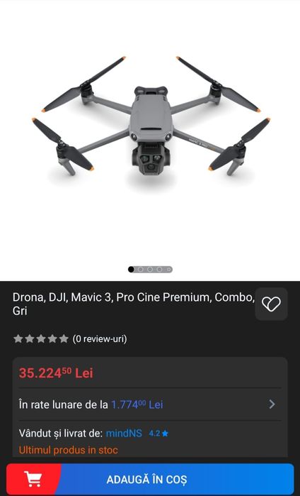 DRONA Dji Mavic 3 Pro Cine Premium COMBO