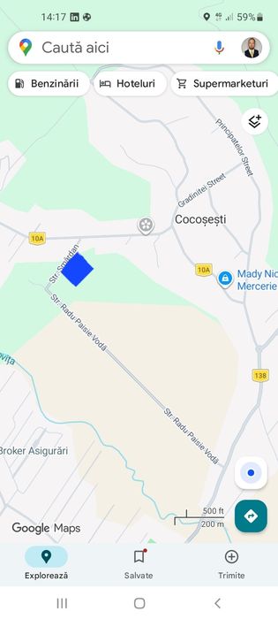 Teren intravilan în Cocosesti Prahova