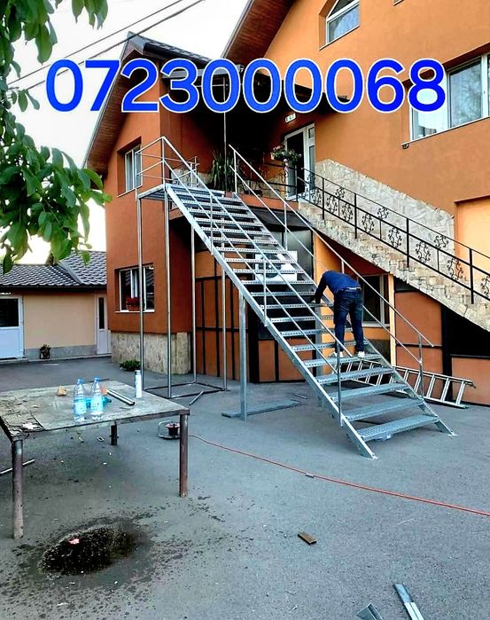 Trepte zincate modele si dimensiuni diferite din rigola sau grilaj
60-