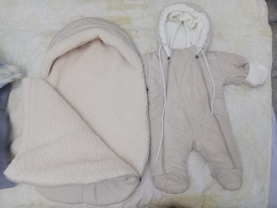 Конверт зимний для новрожденного