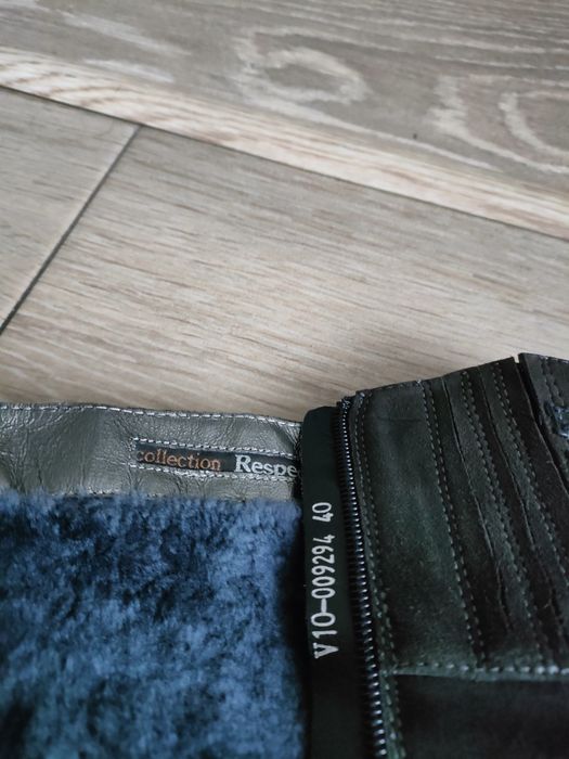 Дамски ботуши естествен велур 40