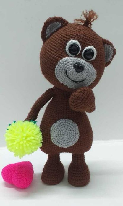 Игрушки вязаные "Мишки для любимых"