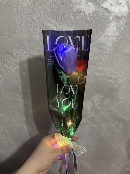 Тюльпаны из атласной ленты