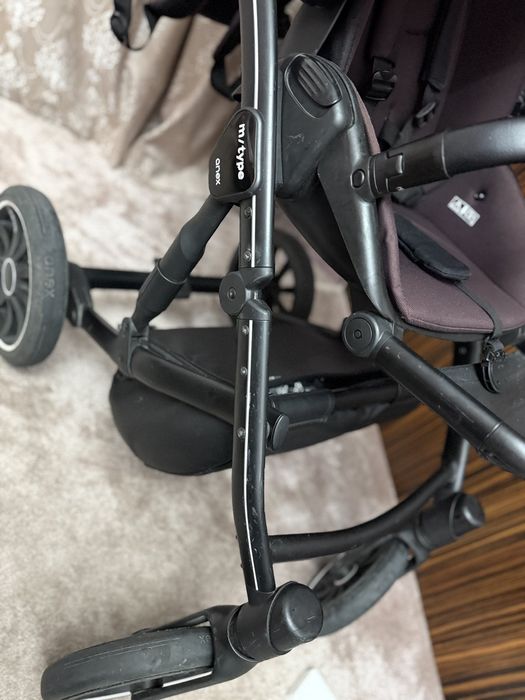 Бебешка количка Anex, лилав цвят