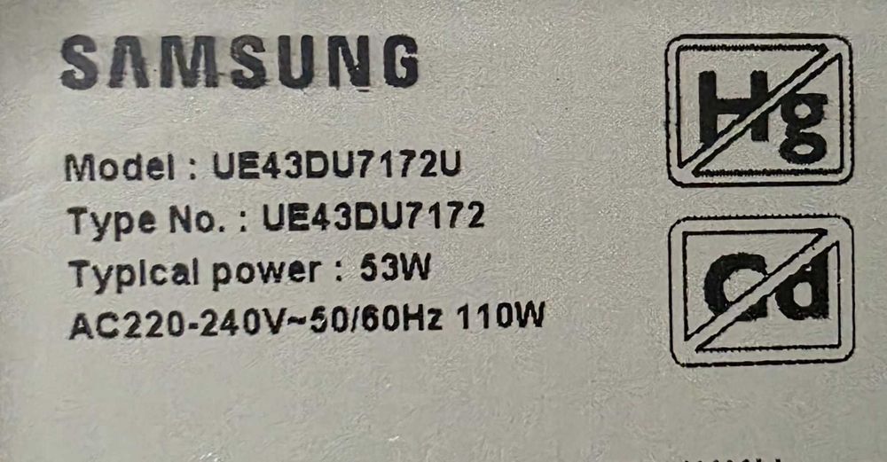 Samsung UE43DU7172U - 4K Ultra HD - KLI Amanet