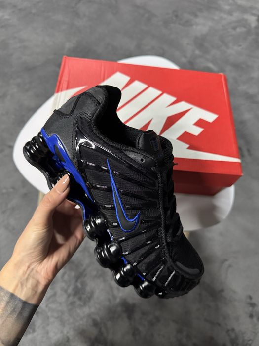 Nike Shox TL Black/ Metallic Silver-Racer Blue