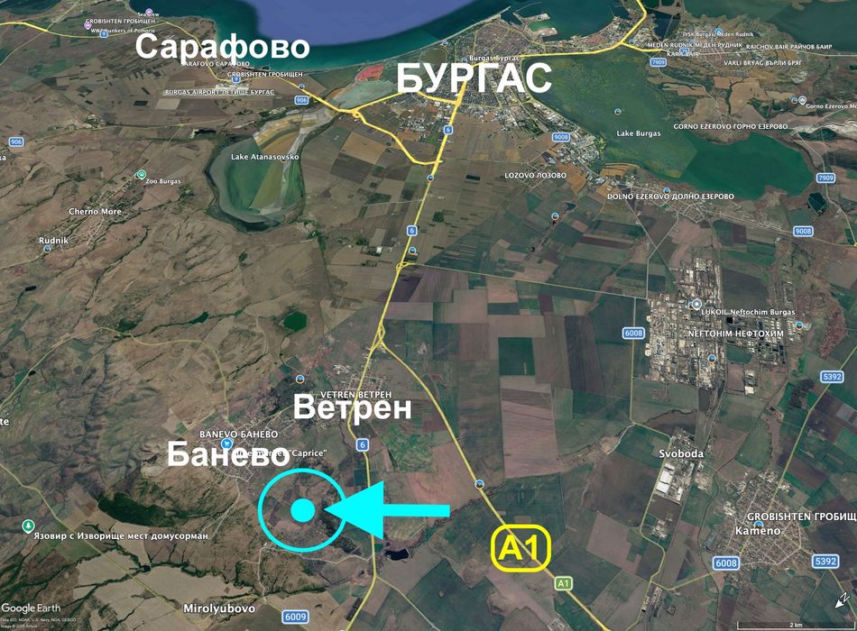 Продава се Парцел в Бургас, Банево - 17000 кв.м за 4 €/кв.м - Снимка #4