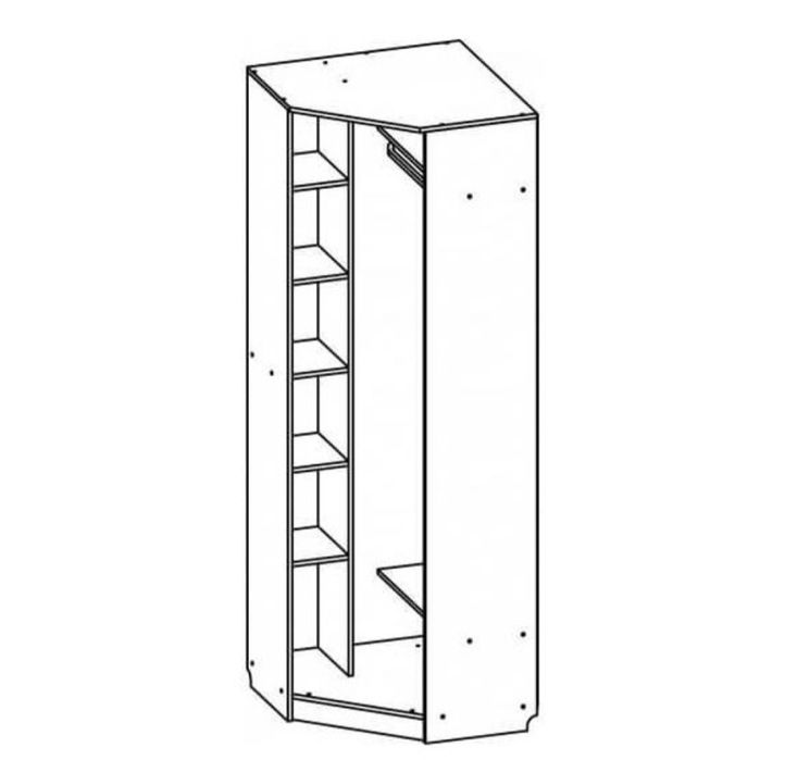 Двухярусная кровать со шкафом